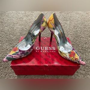 GUESS by Marciano Floral Heels - Size 7.5